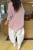 Big Softie Star Slouch Knit Rose -